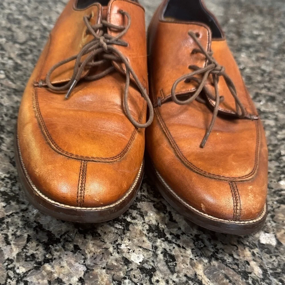 Cole Haan Grandos Brown Leather Oxfords EUC 8.5